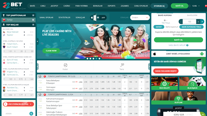 22bet açılış sayfası